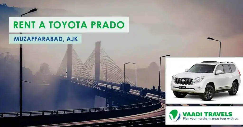 Rent a Prado for Muzaffarabad